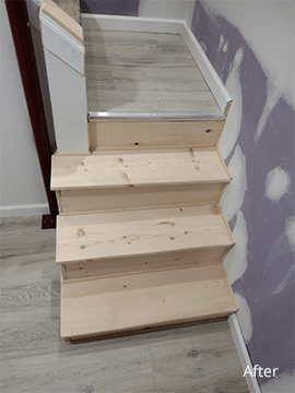 Carpet/Hardwood Flooring After